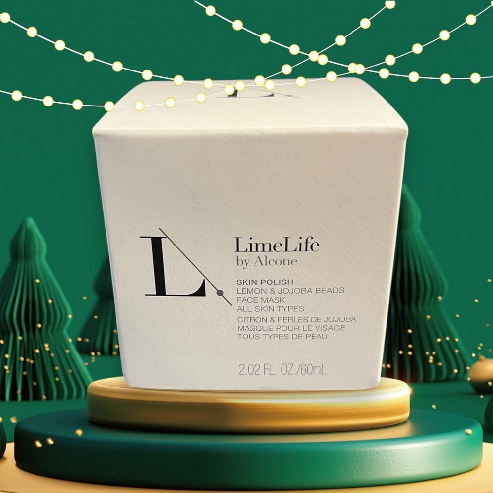 LimeLife by Alcone Skin Polish – Lemon & Jojoba Beads Face Mask (2.02 oz)